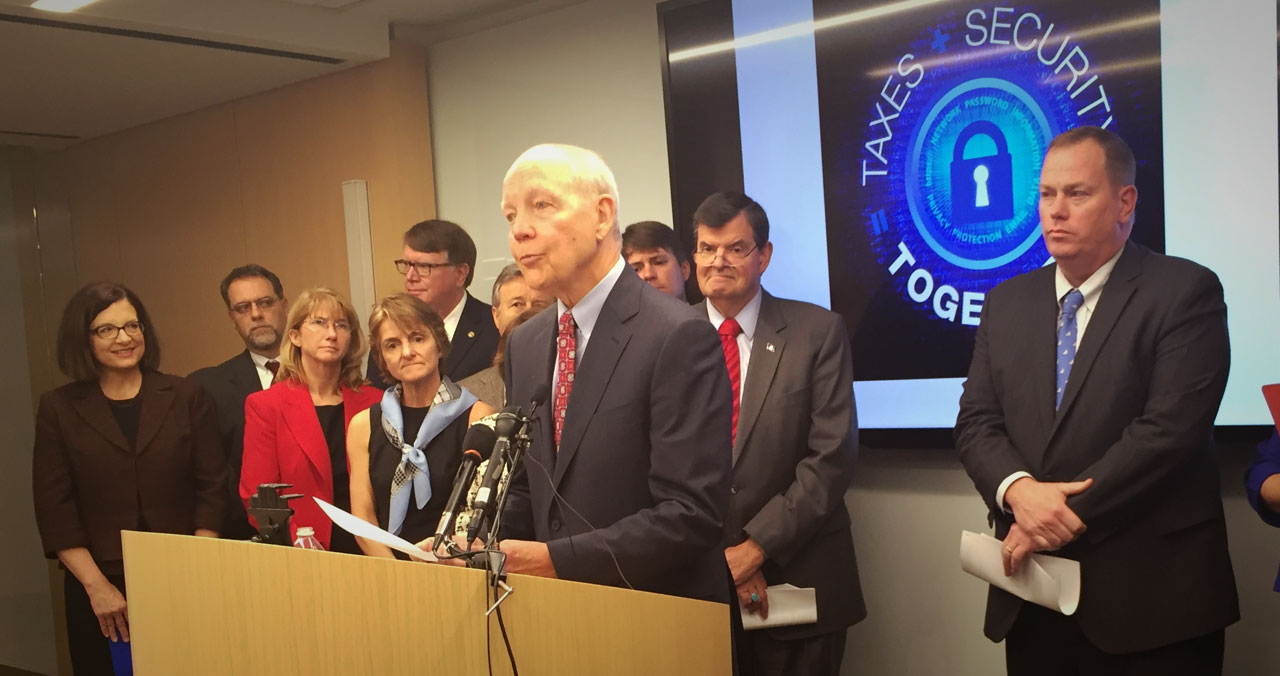 The FTA Board Joined IRS Commissioner John Koskinen in launching the new Taxes. Security. Together. Campaign on November 19.